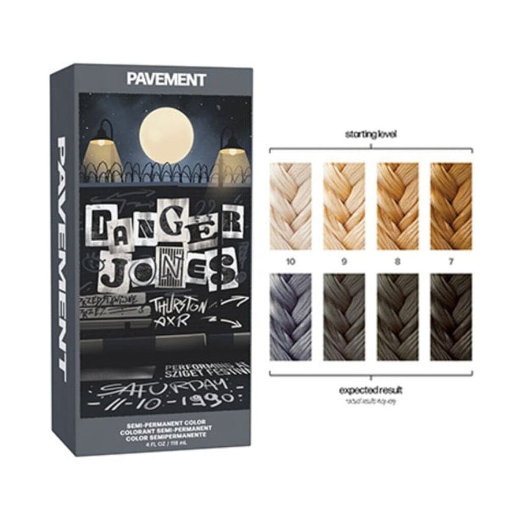 NIB Danger Jones Pavement Gray Semi Permanent Professional Hair Color 
 Vegan CF